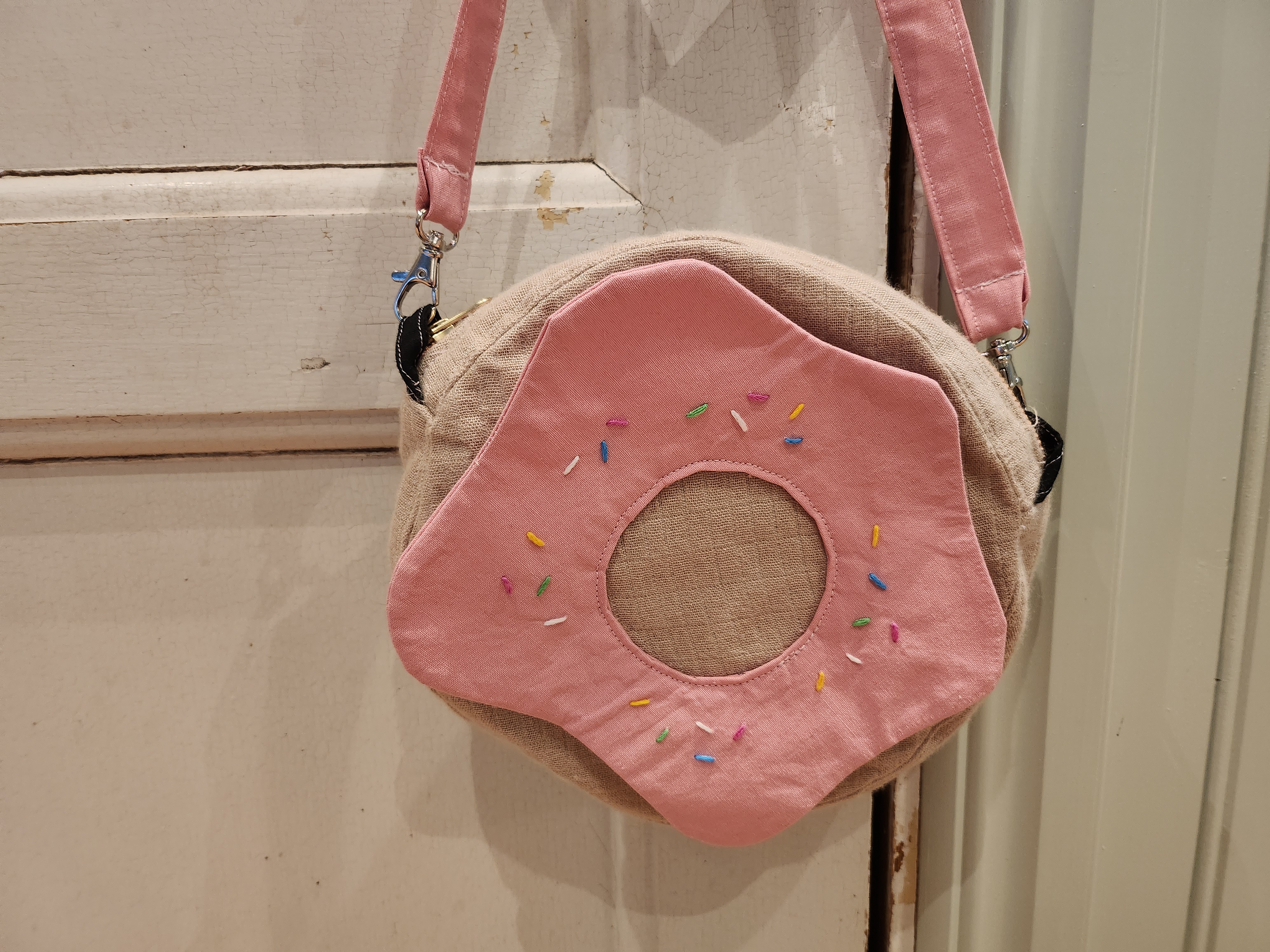 Donut-väska i ekologisk bomull